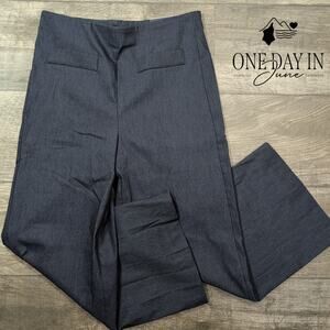 Meg & Margot Pull On Wide Leg Crop Pants Size S